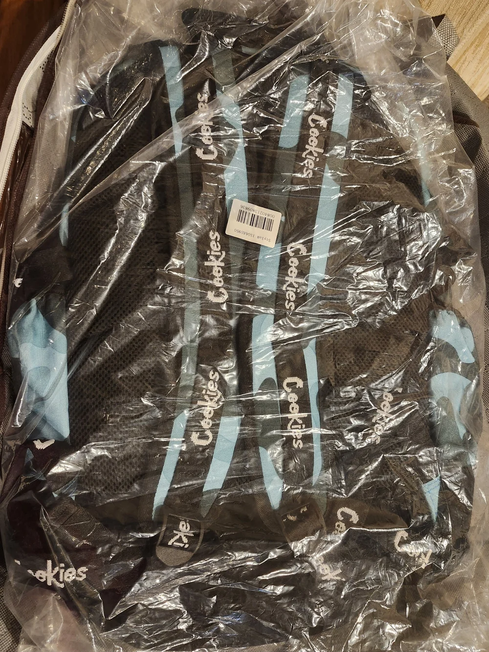 NEW Cookies Off The Grid Smell Proof Backpack in Mint/teal Camo